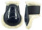 HORZE Caliber Streichkappen mit Kunstfellfutter, Blau, C