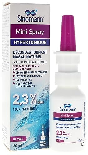 Sinomarin Solution d'Eau de Mer Décongestionnant Nasal 30 ml