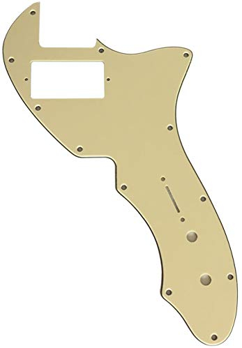 Passend für US Telecaster Thinline 69 Reissue Tele PAF Style Gitarre Pickguard (3-lagig Vintage Yellow)