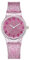 Hemobllo Montre Enfant Fille - Montre-Bracelet Transparente avec ÉClats Scintillants, Design CréAtif en Silicone Et MéTal, Montre À Quartz Rose pour Usage Quotidien