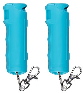 SABRE Red Flip Top Pfefferspray mit Schlüsselring, maximale Polizeistärke, einfachere Handhabung Flip-Top-Design, Fingergriff für genaueres Zielen, 3 m Reichweite, 25 Bursts (5 x andere Marken)
