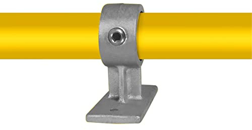 Lunado Handlaufhalterung Typ 34 48,3 mm, Metall, Pulverbeschichtet, Silber