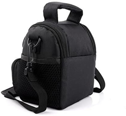 TOPOB Digitalkamerasack-Kamerasack for Panasonic-Fit for Lumix GH5 G85 G80 FZ85 FZ83 FZ82 FZ80 DC-FZ85 DC-FZ83 DC-FZ82 DC-FZ80 GX80 GX85 Kamera Tasche (Color : Black)