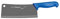 Starrett Coltello Mannaia da Cucina Acciaio Inox Dello Chef, Ampio Rettangolare da 8 Pollici (200 mm), Manico Blu (BKL509-8)