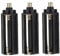 Black Cylindrical Type Plastic Battery Holder For 3x AAA To 18650 Battery Converter Box Flashlight Lamp Adapter AAA Battery Holder, Cylindrical Battery Holder, Plastic Battery Box, Battery