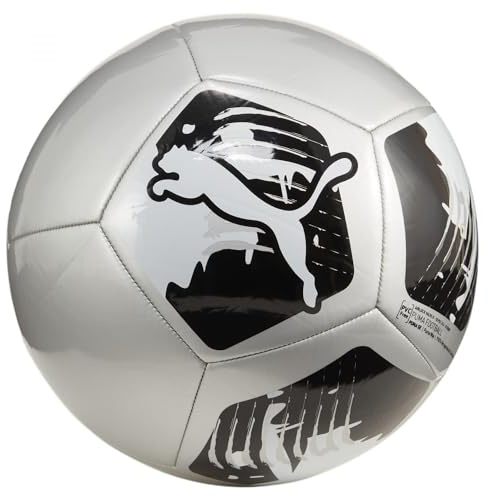 PUMA Big Cat Trainingsball Light Out silberschwarz, 4 Ohne Geschlecht
