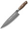 F. DICK Kochmesser DarkNitro 21 cm - geschmiedet, rostfrei, Klinge extra scharf, 61 HRC, Chefmesser Hammerschlag & Eichenholzgriff - Spezialstahl Küchenmesser - Profi Messer Made in Germany - 81147212