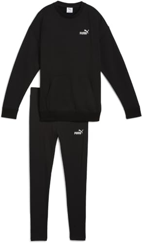 PUMA Damen Relaxed Sweat Suit TR Gestrickte Anzüge, PUMA Black,