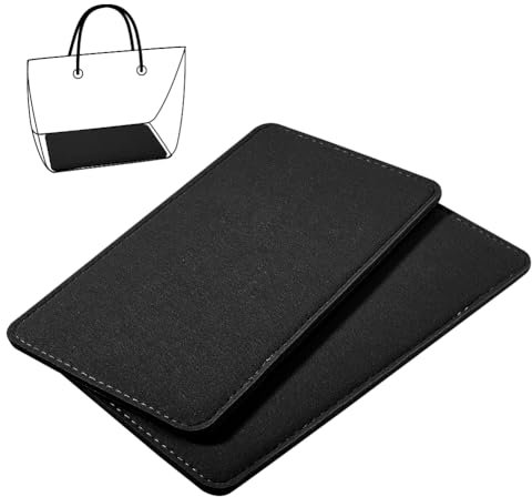 PH PandaHall Filz Basisformer 11 x 6 Zoll Schwarzer Taschenformer Taschenboden Tascheneinsatz Liner Board Für Tragetasche Stricktasche Häkeltasche