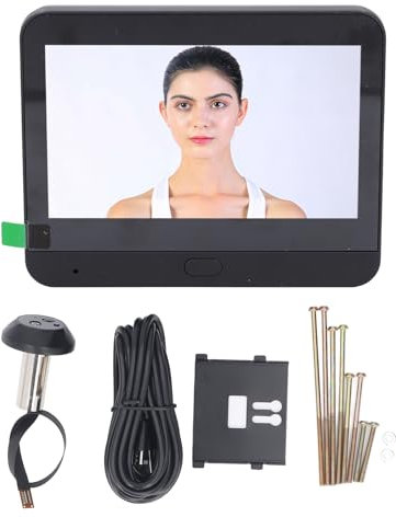 4.3in Color Screen Smart Video Doorbell System Video Doorbell Camera with 120 Degrees Wide Angle