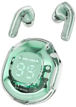 YYGGWL Auriculares Deportivos Auriculares T8 TWS con Bluetooth 53 Auriculares Deportivos para Juegos Reducción De Ruido Graves Control Táctil para Teléfono Auriculares Oreja Abierta(Mint Green)