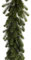 künstliche Tannengirlande/Weihnachtsgirlande Karpaten filigran, Länge: 200 cm, Farbe: olivegrün-hellgrün