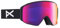 Anon M4 Low Bridge Fit Schutzbrille (zylindrisch) + Bonus-Objektiv + MFI-Gesichtsmaske, Rahmen: schwarz, Scheibe: Perceive Sunny Red