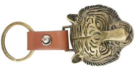 Ciieeo Tiger Head Bottle Opener Keychain Zinc Alloy Beer Opener | Key Ring Format, for Bottled Drinks, Anniversary and Birthday Party Use