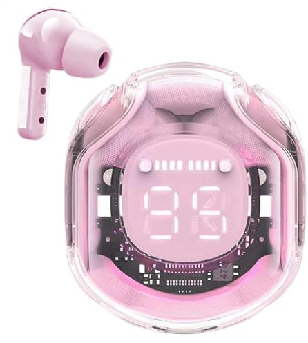 Auriculares inalámbricos con diseño ergonómico, cancelación activa de ruido 5.3, conexión independiente del dispositivo, para hombres y mujeres