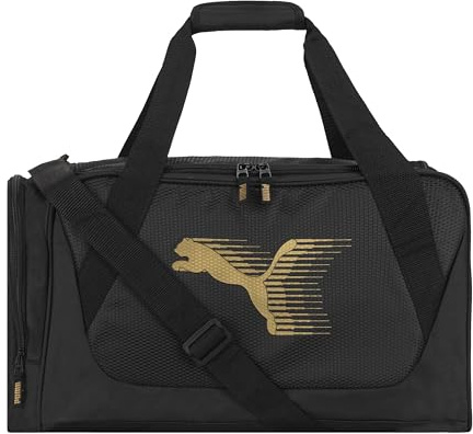 PUMA Evercat Formfaktor Seesack, Schwarz/goldfarben, 20in x 11in x 10in, Evercat Formfaktor Seesack