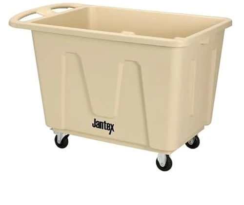 Jantex Wheeled Laundry Bin 350L, Polypropylene, 350 L | Smooth-rolling castors ensure effortless mobile transport, with a massive, easy-clean tub built for heavy daily use.