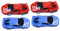 BESTonZON 4 Pièces Voiture À Friction Jouets de Voiture Gonflable Voiture Triangulaire Mini-Jouets playmobile Modèles de Voitures Adorable bébé à Pousser Petits véhicules inertiels Plastique
