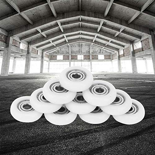 Rollenlager, 10pcs 5x23x7mm Kugellager Rollen Plastik Kohlenstoffstahlrolle Eingebettete Rillenkugellager