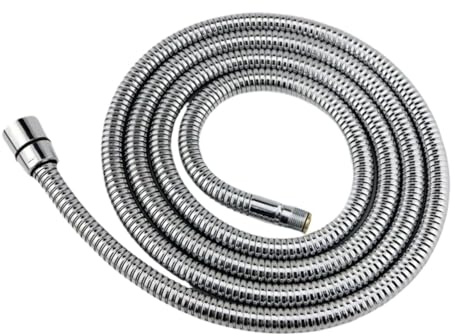 YILWPV Brauseschlauch Herausziehbarer Wasserhahnschlauch, Duschrohre, G1/2 Zoll, Standardschnittstelle, Handbrauseschlauch aus Edelstahl 304, M15 x 1 mm(200cm)