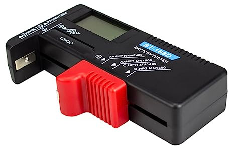 Tester Batteria Digitale Display LCD Pile Aa Aaa C Compatto e Portatile Facile Utilizzare Installazione