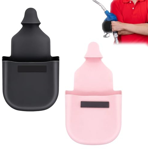 2 x Gas Pumps, Fuel Gloves, Gas Gloves for Petrol Pump, Protect Hands from Dirt Reusable Magnetic, Silicone, Gloves for Safe Refueling Durable and