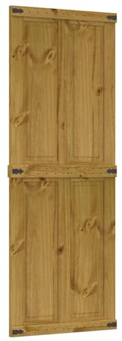vidaXL Porta del fienile CORONA 80 x 210 cm Legno Massello di Pino