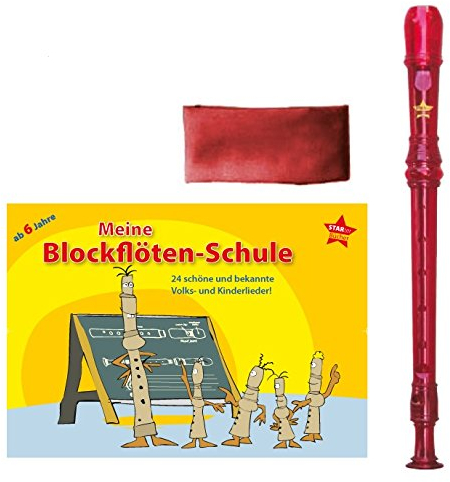 Zoundhouse Kunststiff-Sopranblockflöten-Set