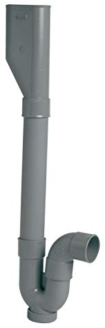 siphon machine à laver - double - sortie horizontale - orientable - diamètre 40 mm - nicoll 1yh26c