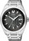 CITIZEN Herren Analog Quarz Uhr mit Titan Armband AW1240-57E, Schwarz
