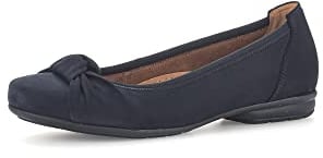 Gabor Ashlene N, Women's Ballet Flats, Dark Blue Nubuck, 5 UK