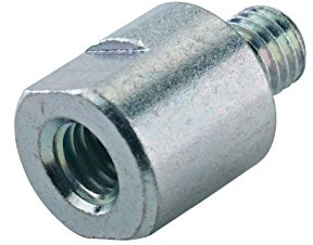 K&M 21980 3/8-inch - M10 Screw Thread Reduction Adaptor - Galvanised