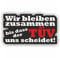 folien-zentrum - Bis der TÜV 12 x 6,5 cm - hochwertiger Aufkleber Auto Tuning - OEM & JDM Auto Sticker - Lustige Aufkleber für Auto - Stickerbomb - Autoaufkleber - Made in Germany (1)