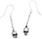 Alchemy Gothic Deadskull Earrings Frauen Ohrring silberfarben