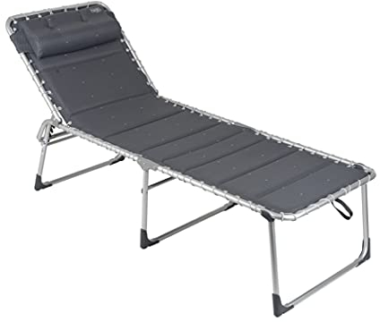 Crespo 1148231 Bett faltbar al-364/40, Grau, Größe XL