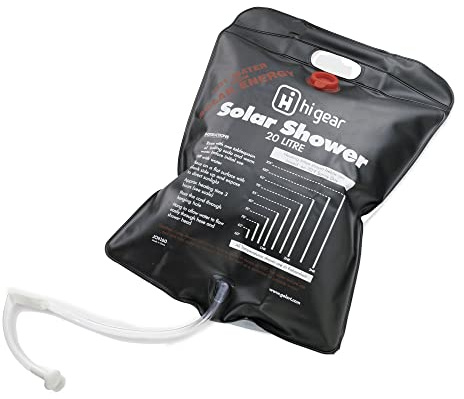 Hi-Gear Solar Shower 20L, Natural, One Size