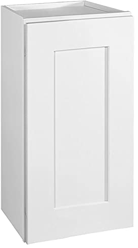 Design House Brookings Shaker Tall Wall Kitchen Cabinet, White, Wood, 12