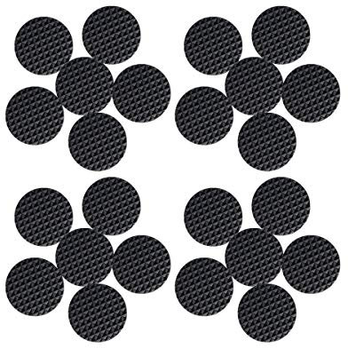 Premium Furniture Pads,Thick Non-Slip Pad Foot Cover Self-Furniture Gripper - Stops Slide - Adhesive Pads – Protectors (Round 30mm 24PCS)
