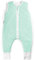 Ehrenkind® Baby Sommerschlafsack mit Füßen | Bio-Baumwolle | Sommer Schlafsack Gr. 80 Farbe Mint mit weißen Sternen | 1 Tog