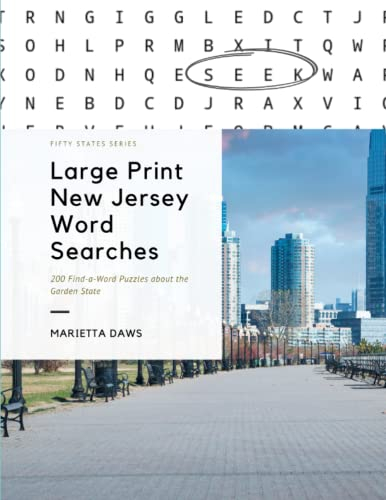 New Jersey Word Searches: 200 Puzzles from the Garden State (Large Print United States)