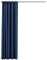 vidaXL Vorhang Verdunkelung mit Haken Verdunkelungsvorhang Kräuselband Thermo Gardine Blickdicht Thermovorhang Leinenoptik Blau 290x245cm
