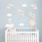 Runtoo Wandtattoo Dumbo Wandsticker Elefant Tier Wandaufkleber Kinderzimmer Babyzimmer Schlafzimmer
