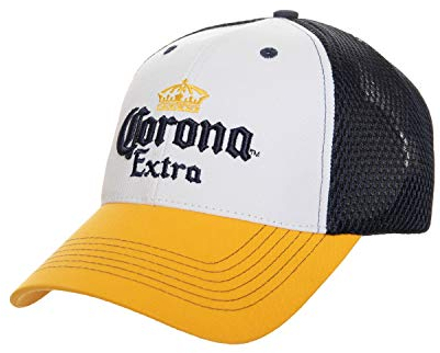 Calhoun Officially Licensed Corona Tri-Color Trucker Hat Multicolored, Multicolored, One Size