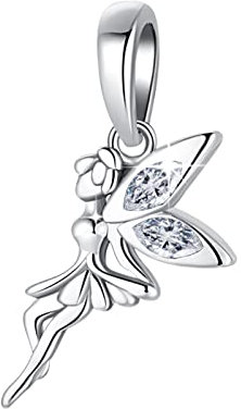 Damen 925 Sterling Silber Charms Anhänger Silber Pendant Bead Charms für Europäischen Armband und Halskette Geschenke für Frauen