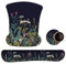 newplenty Tapis de Souris Ergonomique Repose Poignet Gel,Repose-Poignet Clavier Mousse à Mémoire,sous - Verres,Ensemble de protège - Poignets 3 en 1 (53111)