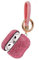Glitzernde Hülle, kompatibel mit AirPods 3. Generation mit Schlüsselanhänger, stoßfeste Schutzhülle mit Strasssteinen für AirPods 3, Ladehülle (rosa mit Schlüsselanhänger)