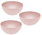 3er Set Magu Natur-Design Schüssel Rosa Ø 16 cm aus einem Polymer aus natürlichen Materialien Schüsselset Salatschüssel