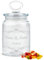 PR Print Royal Personalisierte Keksdose aus Glas mit Gravur - 800 ml - Herz mit Namen und Datum als Geschenk für Frauen zum Jahrestag | Personalisiertes Geschenk Ideen Jahrestag