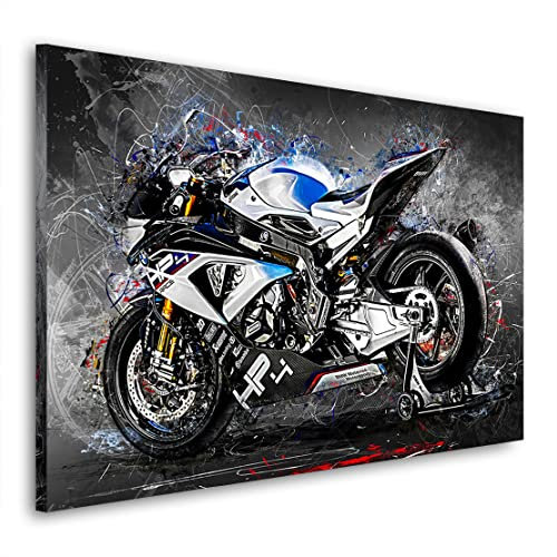 Kunstgestalten24 Acrylglasbild BMW HP4 Race Wandbild Kunstdruck Raum- u. Wanddekoration XXL
