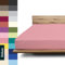 JONA SLEEP® Deluxe Spannbettlaken, Spannbettlaken in Hotelqualität - 240 g/m² - 150 Wäschen Garantie | Made in Austria (mattrose, 180-200 x 200-220 cm)